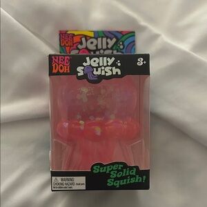 Needoh Jelly Fish - Pink Super Solid Squish